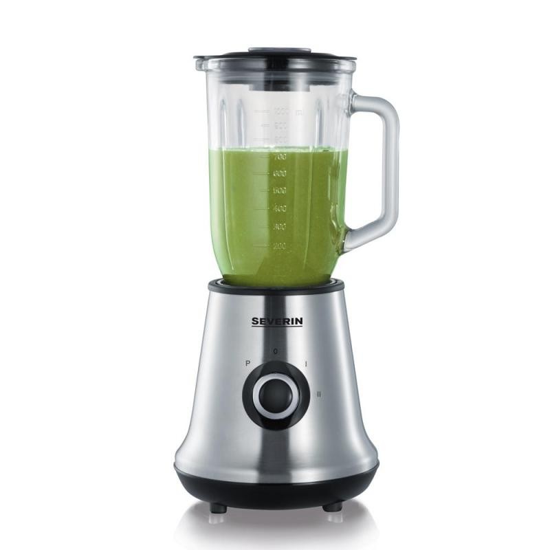 Severin SM 3734 frullatore 1 L Frullatore da tavolo 500 W Nero, Acciaio inossida
