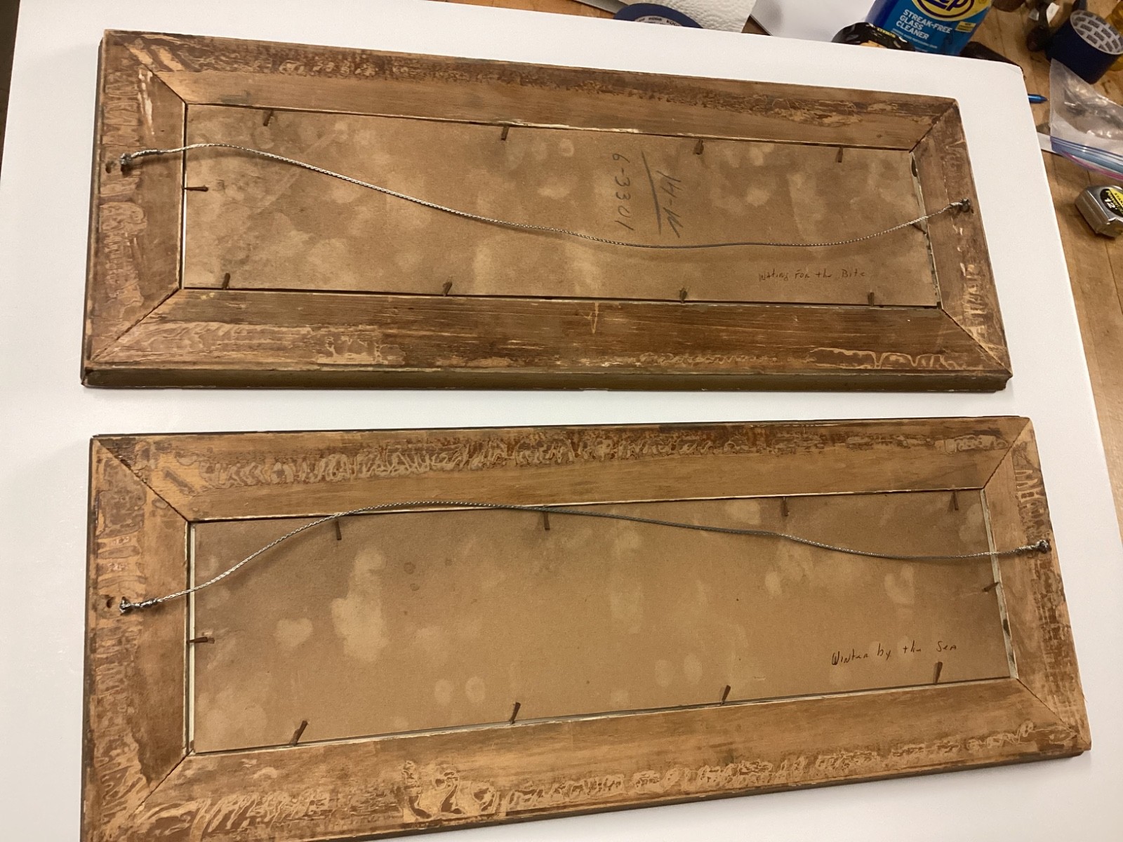 Louis K. Harlow Pair 1890 Prang & Co. Chromolithographs Original Frames