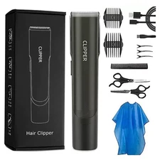 Vacuum Cabello Clippers for Hombres Electrica Haircut Kit for Beards Facial C