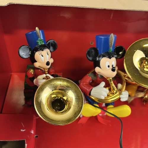 Mr. Christmas Disney Mickey Mouse Brass Band Animated 21 Musical Carols - Picture 2 of 17