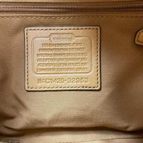 Coach Shoulder Bag One Shoulder 32353 Turn Lock Authentic - Picture 16 of 20
