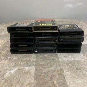 Video Game Lot 1980s Atari 2600 Colecovision Moon Patrol Super Cobra River Raid+