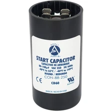 Appli Parts Motor Start Capacitor 80-108 Mfd microfarads uF 250 VAC Universal...