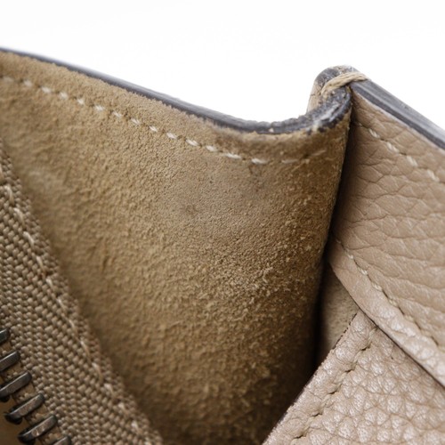 Bolso de Mano CELINE Equipaje Micro Shopper Cuero Beige Mujer - Imagen 8 de 12