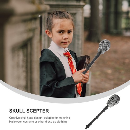 Skull Cane Child Role-play Scepter Props Cosplay Costume Accessory - Picture 7 of 11