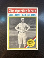 1976 TOPPS #350 LEFTY GROVE ATG PHILADELPHIA ATHLETICS EX *Hot Corner Vintage* A
