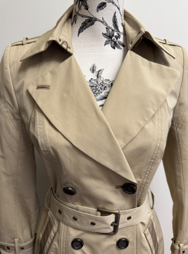 NWT Andrew Marc trench coat double breasted size S - Picture 5 of 24