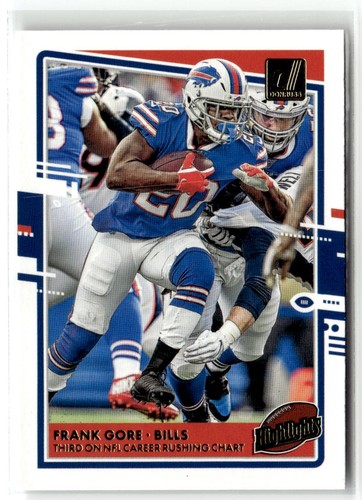2020 Donruss #H-FG Frank Gore Highlights - Picture 1 of 2