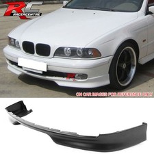 Fits 97-00 BMW E39 5-Series M Style Front Bumper Lip Spoiler Unpainted PU
