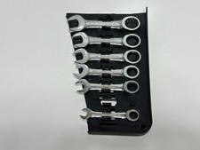 Gearwrench Tools 6pc Sae Stubby Chrome Ratcheting Wrench Set Missing 1 Case