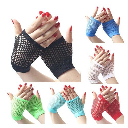 Short fishnet fingerness gloves - Picture 1 of 1