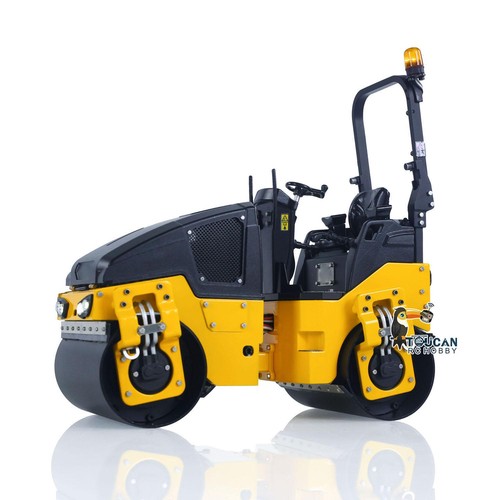 metal 1/14 RC Road Roller BW120AD RTR Construction Vehicle ST8 Radio Battery - Picture 7 of 12