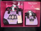 Juicy Couture Lovers Club 2 Piece Satchel Set in Violet Tulle Color