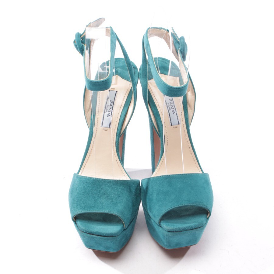 Prada sandalias gr. d 37,5 verde zapatos zapatos zapatos señora tacón alto cuero zapatos Leather a1544e Prada sandalias gr. d 37,5 verde zapatos zapatos zapatos señora tacón alto cuero zapatos Leather a1544e