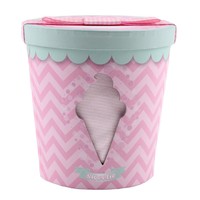 Minene 3 Piece Baby Girl Ice Cream Tub Gift Set 0-3m Babygrow Hat Bandana Bib Minene 3 Piece Baby Girl Ice Cream Tub Gift Set 0-3m Babygrow Hat Bandana Bib