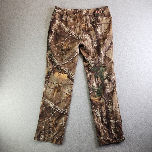Under Armour Pants Womens 8 Realtree Xtra Camo Ripstop Warm Weather Hunting UA - Picture 13 of 14