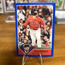 Masataka Yoshida 2023 Topps Archives Blue Rookie #295 RC Boston Red Sox 