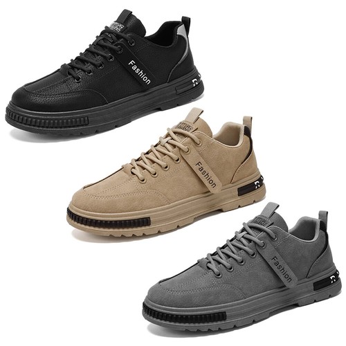 Scarpe da lavoro uomo sneakers in pelle comode casual scarpe da passeggio leggere - Foto 10 di 24
