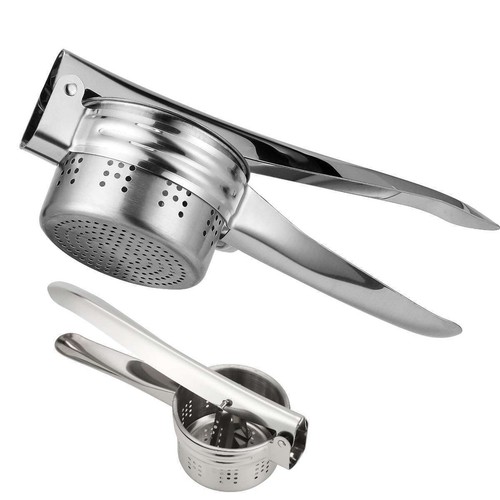 Schiacciapatate Schiacciapatate Resistente Acciaio Inox Schiaccia Patate Cucina - Foto 3 di 14