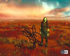 Zoe Saldana Signed 8X10 Photo Gamora Guardians Of The Galaxy Avengers Beckett Zoe Saldana Signed 8X10 Photo Gamora Guardians Of The Galaxy Avengers Beckett