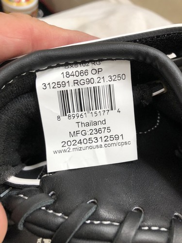 Mizuno GXS-102 32,5” Guante derecho de receptor de softbol para niñas jóvenes 🤚 Lanzar nuevo/etiquetas sin etiquetas - Imagen 13 de 17
