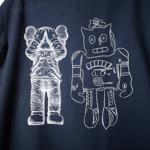 KAWS + WARHOL UNIQLO Coach Jacke Navy Gr. M 2024 NEU mit Etikett Japan - Bild 8 von 11