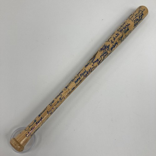 Negro League Legends Multi Signed Mini Baseball Bat 65 Signatures JSA COA - Picture 9 of 11
