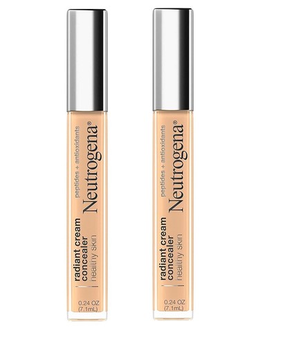 2X Neutrogena Healthy Skin Radiant Cream Concealer Peptides 03 Sugar Light .24oz - Bild 1 von 5