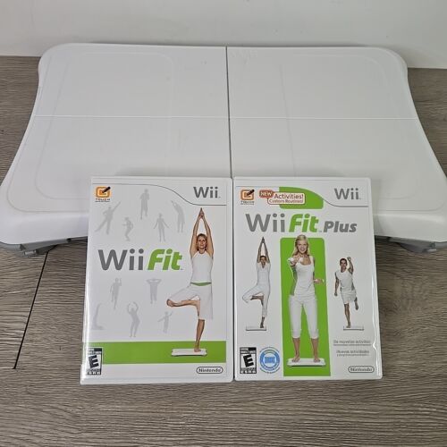 Nintendo Wii Bundle - 2 GAMES Wii Fit & Wii Fit Plus and Balance Board - Picture 8 of 8