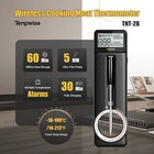 Bluetooth Meat Thermometer Food BBQ Cooking 100℃/212℉ Multiple Temperature Alarm