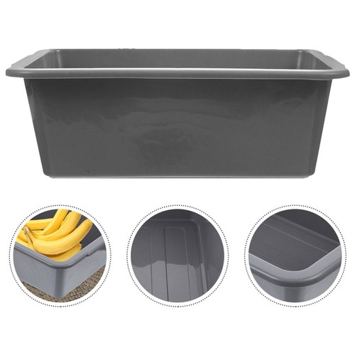 Thickened Plastic Basin Box Organizer Washing Basket Fruit Container - Picture 3 of 12