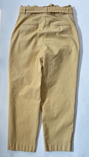 Ann Taylor hellgelbe Paperbag Hüfthose Größe 6 adrette Landhauskern kokett - Bild 4 von 5