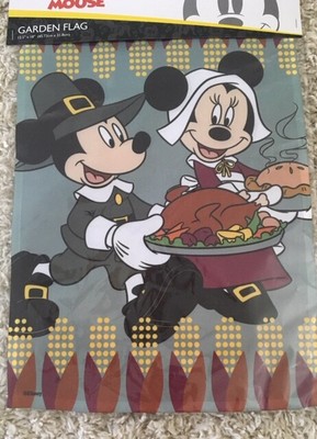 Garden Decor Disney 12 X 18 Mickey Mouse Harvest Garden Flag Fall