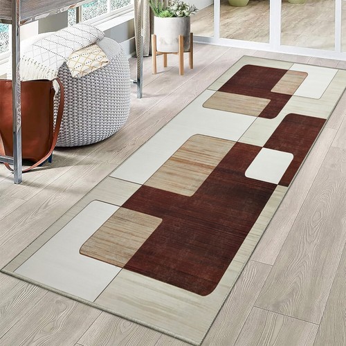 Long Hallway Runner Rug Non Slip Kitchen Runner Carpet Indoor Outdoor Floor Mats - Picture 88 of 99