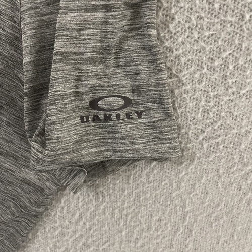 Oakley Golf Polo Shirt Mens 2XL Regular Fit Gray With Logo Short Sleeve - Picture 2 of 8