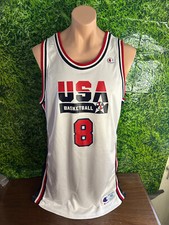 1992 USA Men's Basketball Champion #8 Scottie Pippen Issued Game Jersey 48+3
