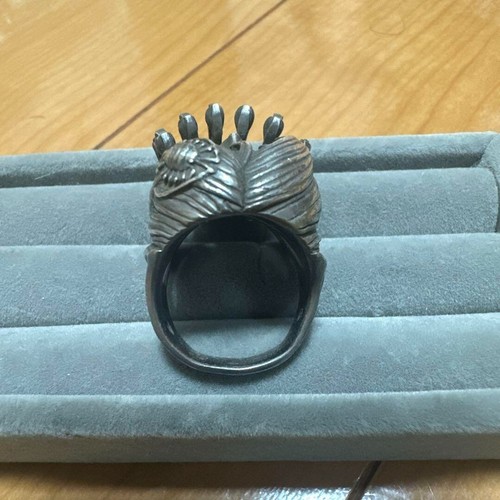 H" mensHdge Calne Ca Deino × licoyas Vocaloid Ring Super Rare 23 Size from Japan - Picture 5 of 6