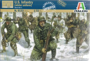 Italeri 1/72 U.S. Infantry Winter Uniform WWII # 6133