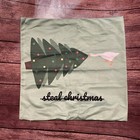 Steal Christmas Goose Christmas Tree Throw Pillow Cover Untitled Goose Game