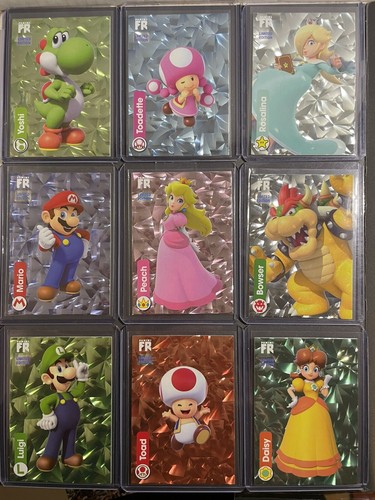 Juego completo de cartas Panini Super Mario Bros 2022 ediciones limitadas FR 1-9 vendedor de Estados Unidos - Imagen 1 de 11