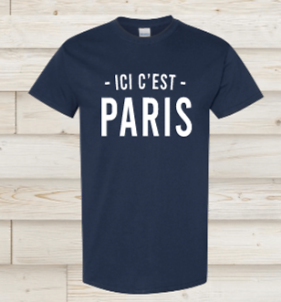 PSG ★ コットン Tシャツ PSG ICI C'EST PARIS Paris Saint-Germain ICI C'EST PARIS Loose Photographic T