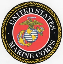 USMC Marine Corps Seal Decal Officially licensed various sizes FREE TRACKING