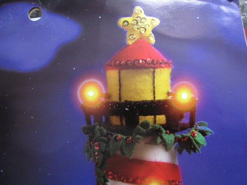 Bucilla Weihnachten Filz Applikation Herzstück Tischset, Feiertag Leuchtturm, 86057 - Bild 2 von 7