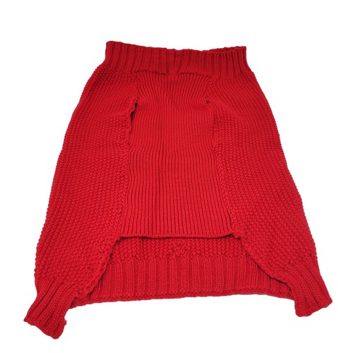 Bond & Co Rojo XXL Perro Cable Tejido Suéter Ropa para Mascotas Cachorro - Imagen 4 de 6