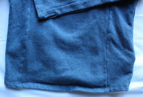 Kyodan Girls Size 7/8 Blue Fleece Scuba Neck Hoodie With Zip Pockets - Picture 9 of 10