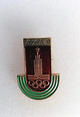 Misha, Moscou 1980, insigne, olympique, signe des Jeux
