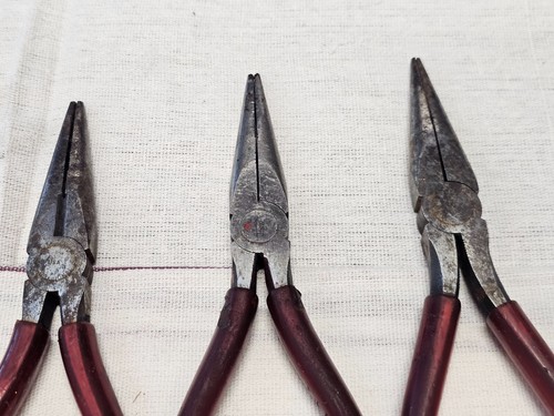 8 Proto Needle Nose Pliers Diagonal Side Cuts Wire Cutting Snips 226G 207G - Afbeelding 3 van 21