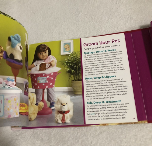American Girl Doll Pets Craft Book How To Pamper Pets - Picture 12 of 12