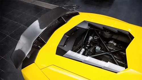 Real Carbon Fiber Rear Spoiler Wing For Lamborghini Aventador LP700 LP720 LP750 - Picture 3 of 10