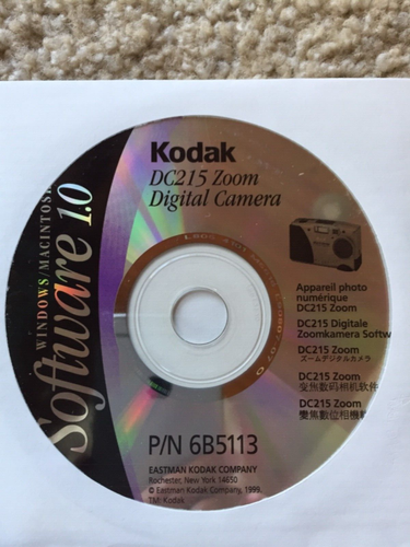Kodak DC215 Zoom Digital Camera User Guide with software as pictured, Excellent! - Picture 7 of 8
